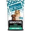 Image de 6kg Poisson et maïs complet Nourriture sèche pour chiens adultes sensibles et seniors brûlés
