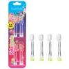 Image de Brush-Baby, Tête de brosse à dents, KidzSonic Rocket and Unicorn Replacement Brush Heads Age 3 (4x)