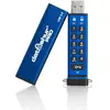 Image de iStorage datAshur Pro (8 Go, USB-A), Clé USB, Noir, Bleu