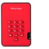 Image de iStorage diskAshur² - SSD - chiffré - 512 Go - externe (portable) - USB 3.1 - FIPS 197, 256-bit AES-XTS - rouge passion - Conformité TAA