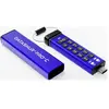 Image de iStorage datAshur PRO+ Type C (128 Go, USB-C), Clé USB, Bleu