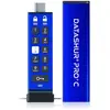 Image de iStorage datAshur PRO+ Type C (512 Go, USB-C), Clé USB, Bleu