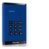 Image de iStorage diskAshur³ - Disque dur - chiffré - 2 To - externe (portable) - USB 3.2 Gen 1 - 256-bit AES-CBC, 256-bit AES-XTS, AES-ECB, FIPS 140-3 Level 3 - bleu saphir - Conformité TAA