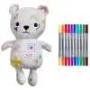 Image de Eat Sleep Doodle Teddybär mit 10 quadratischen Markern