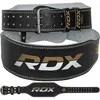 Image de RDX 6 pouce CEINTURE DE MUSCULATION EN CUIR Doré noir blanc L