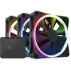 Image de NZXT F120 RGB Pack de 3 (120 mm, 3x), Ventilateur PC, Noir