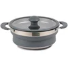 Image de Faitout Retractable Silicone Et Inox 1.5l Avec Couvercle Kampa