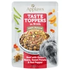 Image de 12x85g Applaws Taste Toppers en bouillon boeuf, haricots verts - Pâtée pour chien