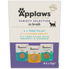 Image de 6x70g Pouch au bouillon sélection de la variété (3 variétés) Applaws nourriture humide pour chat