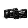 Image de Hähnel Fototechnik HL-E6, 2er Batterie pour appareil photo Remplace laccu dorigine LP-E6 7.2 V 1650 mAh