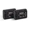 Image de Hähnel HL-XZ100, batterie pour appareil photo par 2 remplace la batterie d'origine NP-FZ100 7,2 V 2000 mAh (Batterie de l'appareil photo), Alimentation pour appareil photo, Noir