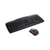 Image de Ensemble sans fil Logitech MK330 - Ensemble clavier et souris - sans fil - 2.4 GHz - QWERTY - Nordique - noir