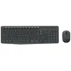 Image de Logitech Combo sans fil MK235 (FR, Sans fil), Clavier, Noir