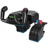 Image de Pack manche et bloc manettes de simulation Logitech Noir
