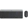 Image de Logitech MK470 (DE, Sans fil), Clavier, Gris