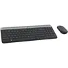 Image de Logitech MK470 (FR, Sans fil), Clavier, Gris