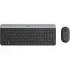 Image de Logitech MK470 Slim (NL, Sans fil), Clavier, Gris