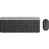 Image de Logitech Slim Wireless Combo MK470 - Ensemble clavier et souris - sans fil - 2.4 GHz - QWERTY - Italien - graphite