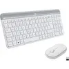 Image de Logitech Clavier et souris sans fil Slim Combo MK470 Clavier USB QWERTY Italien Blanc (IT, Sans fil), Clavier, Blanc