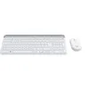 Image de Logitech Slim Wireless Combo MK470 - Ensemble clavier et souris - sans fil - 2.4 GHz - International US - blanc cassé