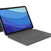Image de Logitech Combo Touch - Clavier et étui - avec trackpad - rétroéclairé - Apple Smart connector - QWERTY - Espagnol - gris oxford - pour Apple 11-inch iPad Pro (1ère génération, 2e génération, 3ème génération)