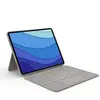 Image de Logitech Combo Touch pour iPad Pro 12.9-inch (5e génération) - SAND - FRA - CENTRAL (FR), Clavier pour tablette, Beige