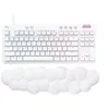 Image de Logitech G713 - Clavier - sans clé - backlit - USB - QWERTY - Espagnol - commutateur : Tactile - blanc