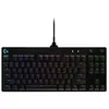 Image de Logitech PRO - Clavier - backlit - USB - QWERTY - Espagnol - commutateur : GX Blue Clicky - noir