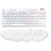 Image de Logitech G715 - Clavier - sans clé - backlit - sans fil - Bluetooth, 2.4 GHz - QWERTY - Espagnol - commutateur : Linear - blanc