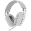 Image de Logitech ZONE VIBE WIRELESS MS - BLANC CASSÉ,A00167/A00172,MFI,MS - WW (Sans fil, USB-C, Les équipes Microsoft), Casque micro de bureau, Blanc