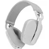 Image de Logitech Zone Vibe 100 (Sans fil, USB-C, Les équipes Microsoft, Réunion Google, Zoom), Casque micro de bureau, Blanc