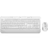 Image de Logitech Signature MK650 Combo for Business - Ensemble clavier et souris - sans fil - Bluetooth LE - QWERTY - International US - blanc cassé