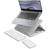 Image de Kit de télétravail Clavier sans fil Azerty Logitech Casa Pop-Up Desk Blanc + Support + Pavé tactile
