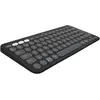 Image de Logitech PEBBLE KEYS 2 K380S TONAL (FR, Sans fil), Clavier, Gris