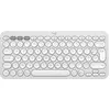 Image de Logitech PEBBLE KEYS 2 K380S TONAL WHITE (FR, Sans fil), Clavier, Blanc