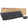 Image de Logitech MK370 Combo (DE, Sans fil), Clavier, Noir, Gris