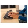 Image de Logitech MK370 Combo for Business - Ensemble clavier et souris - sans fil - Bluetooth LE - QWERTY - R.-U. - graphite