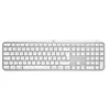 Image de Logitech Master Series MX Keys S for Mac - Clavier - full size - rétroéclairé - sans fil - Bluetooth LE - QWERTZ - Allemand - gris pâle