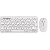 Image de Logitech Pebble 2 Combo - Ensemble clavier et souris - sans fil - Bluetooth LE - AZERTY - Français - blanc ton sur ton