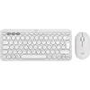 Image de Logitech Pebble 2 Combo Tonal White Fra (FR, Filaire), Clavier, Blanc