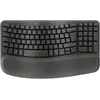 Image de Logitech Wave Keysergonomic Kb Graphite (BE, Sans fil), Clavier, Gris