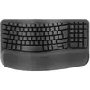 Image de Logitech Wave Keys for Business - GRAPHITE - FRA - 2.4GHZ/BT - N/A - CENTRAL-419 - B2B (BE, Filaire), Clavier, Gris