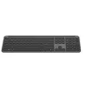Image de Logitech Signature Slim K950 - Clavier - 100% - full size - sans fil - Bluetooth 5.1 LE - QWERTZ - Allemand - graphite