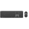 Image de Logitech Signature Slim Combo MK950 - Ensemble clavier et souris - 100% - full size - sans fil - Bluetooth 5.1 LE - QWERTZ - Allemand - graphite