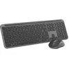 Image de Logitech Sgn Slim Combo Mk950 Business (FR, Sans fil), Clavier, Gris