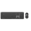 Image de Logitech Signature Slim Combo MK950 - Ensemble clavier et souris - 100% - full size - sans fil - Bluetooth 5.1 LE - QWERTY - International US - graphite