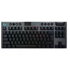 Image de Logitech G915 X - Clavier - LIGHTSPEED - TKL - backlit - sans fil - 2.4 GHz, Bluetooth, USB - QWERTY - International US - commutateur : GL Linear - noir
