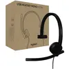 Image de Logitech Casque USB mono H570e (Filaire, USB-A, Les équipes Microsoft), Casque micro de bureau, Noir