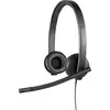 Image de Logitech CASQUE USB STÉRÉO H570E USB-C (Filaire, USB-C, Les équipes Microsoft), Casque micro de bureau, Noir