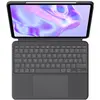 Image de Logitech Combo Touch (DE, Apple iPad Pro 13 2024, Apple iPad Pro 13 2025), Clavier pour tablette, Noir, Gris